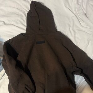 Essentials Dark Brown Hoodie